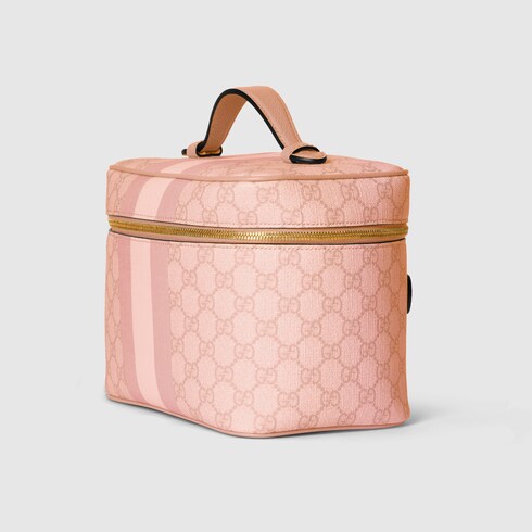 Ophidia medium travel bag in dusty pink GG Supreme GUCCI US