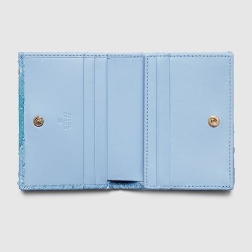 GG Marmont python card case wallet