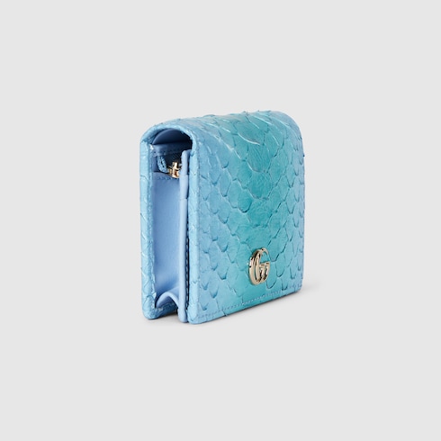 GG Marmont python card case wallet