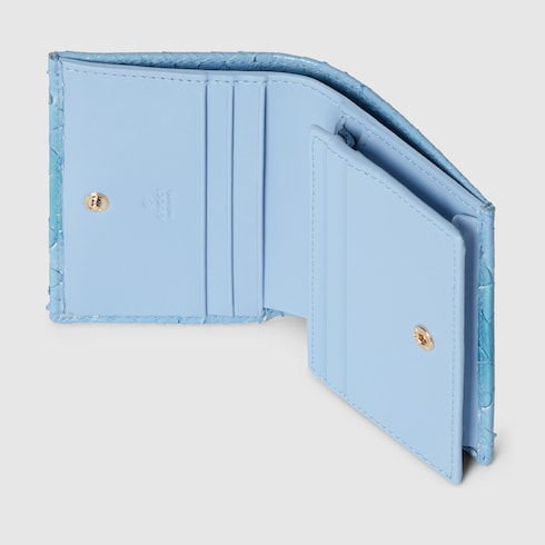 GG Marmont python card case wallet