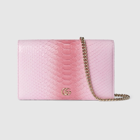 GG Marmont python chain wallet Detail 2