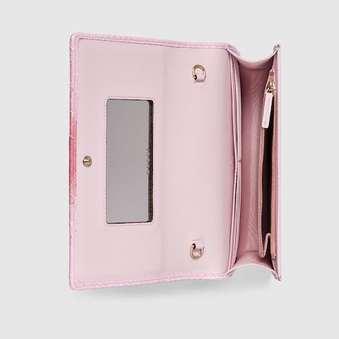 Cartera GG Marmont de pitón con cadena