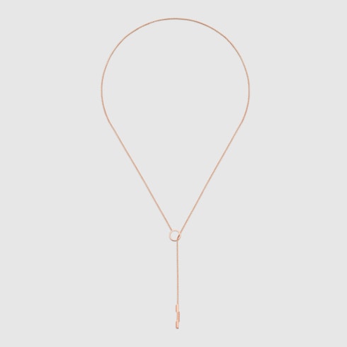 Gucci Link to Love lariat necklace Detail 2