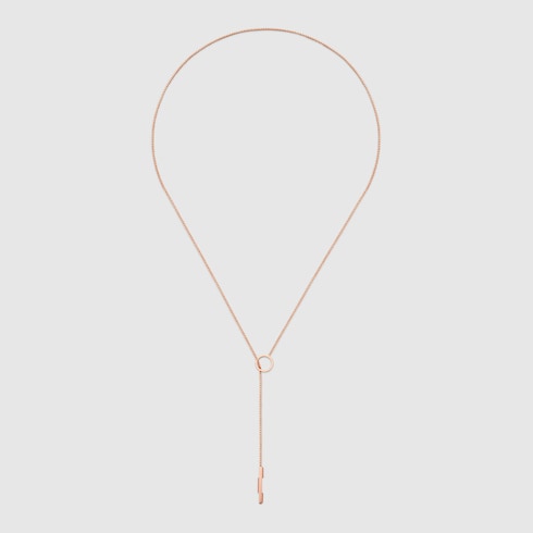 Gucci Link to Love lariat necklace Detail 6