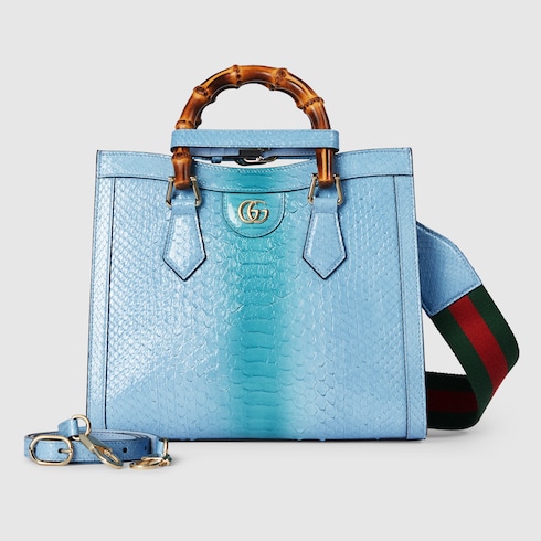 Gucci Diana python medium tote bag
