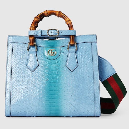 Gucci Diana python medium tote bag