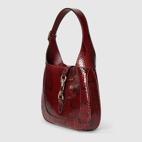 Bolso Gucci Jackie de pitón tamaño mediano