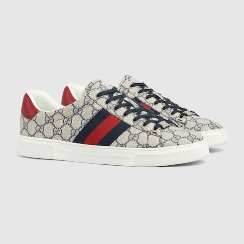 Men's Gucci Ace trainer with Web Detail 2