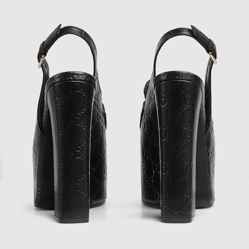 Women's Horsebit platform loafer slingback