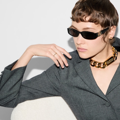 Gucci Link to Love Ring mit Turmalin