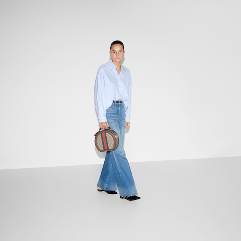 Minicaja para sombreros rígida Gucci Savoy