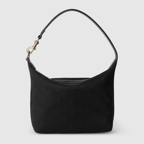 GG super mini shoulder bag in black GG canvas GUCCI Canada