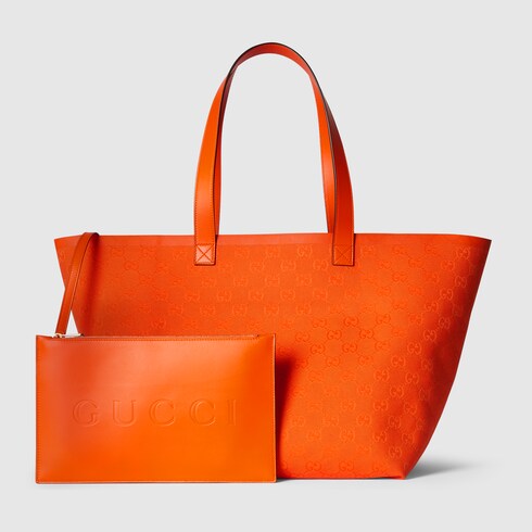 Orange canvas bag sale