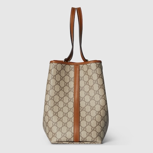 Borsa shopping GG Emblem misura grande