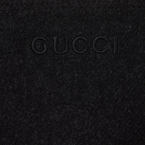 Batavia wool strappy top in Black Ready-to-wear | GUCCI® SI
