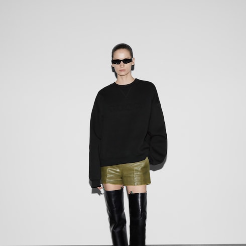 Cotton jersey sweatshirt