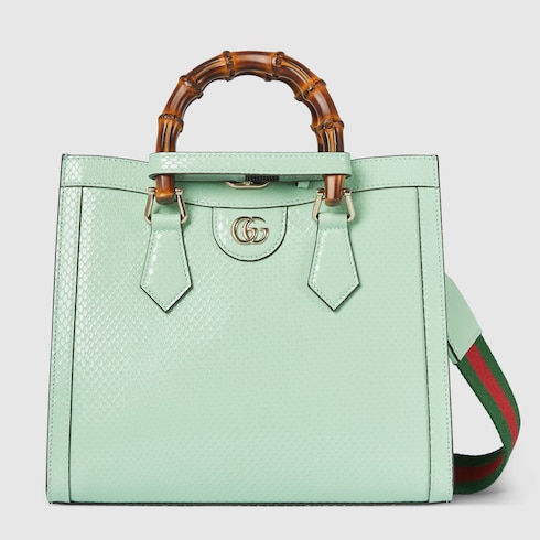 Gucci Diana medium python tote bag