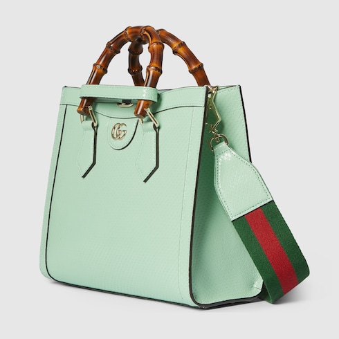 Gucci Diana medium python tote bag