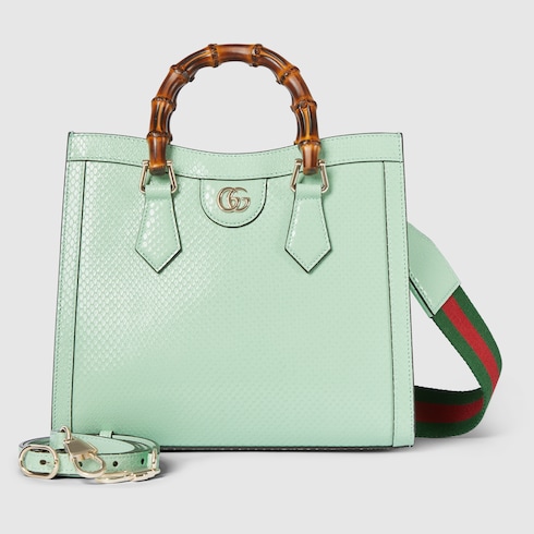 Gucci Diana medium python tote bag