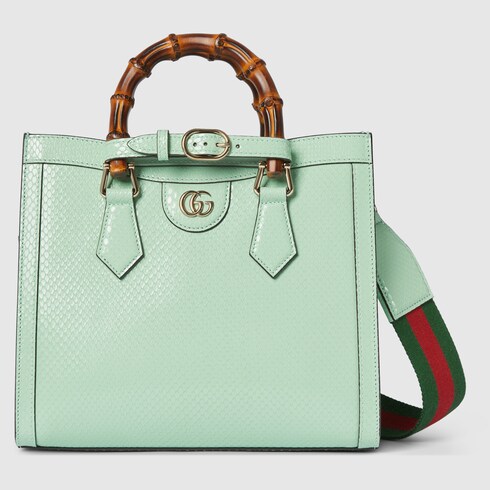 Gucci Diana medium python tote bag
