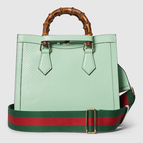 Gucci Diana medium python tote bag