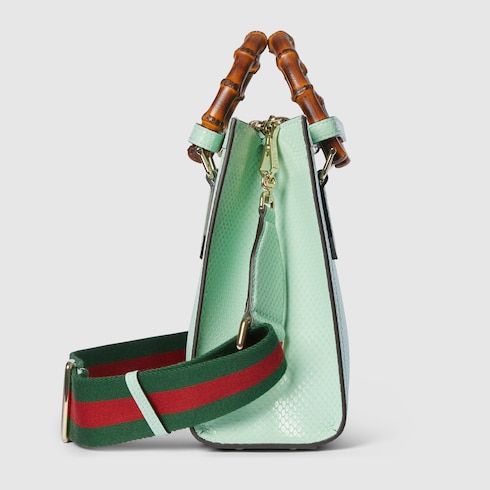 Gucci Diana medium python tote bag