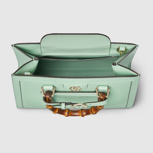 Gucci Diana medium python tote bag