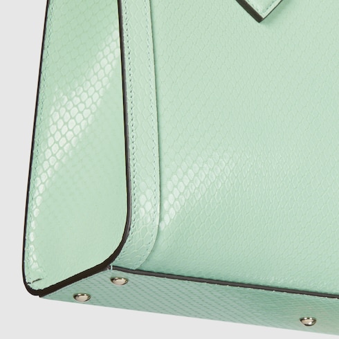 Gucci Diana medium python tote bag