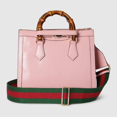 Gucci Diana medium python tote bag