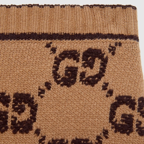 GG wool bouclé jacquard skirt