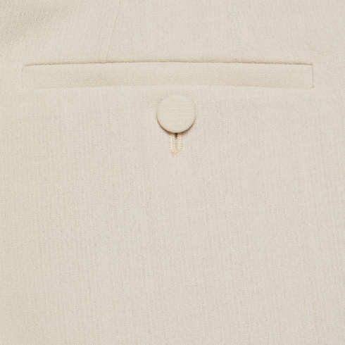 Wool crêpe pant