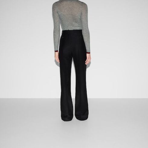 Wool silk pant