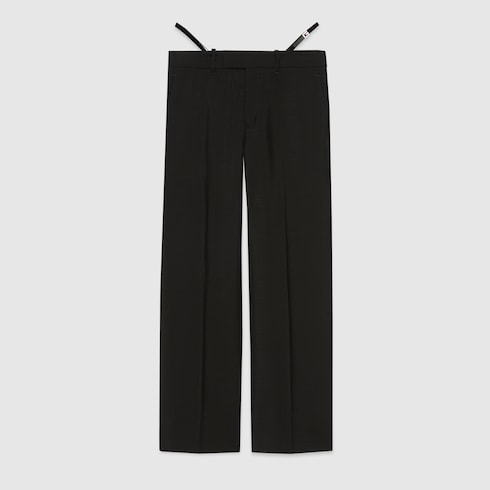 Wool mohair trouser