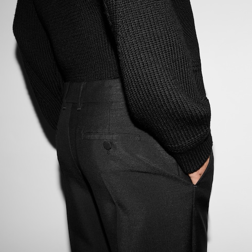Wool mohair pant