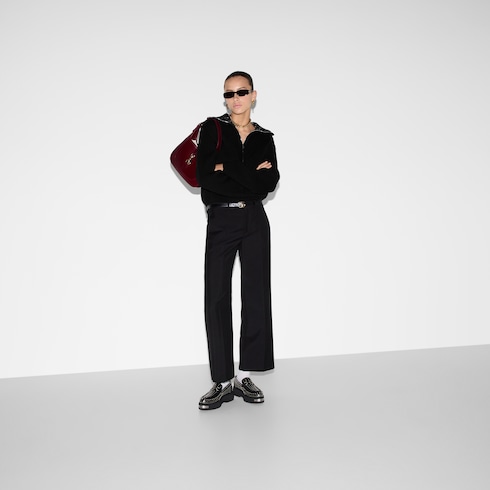 Wool mohair trouser