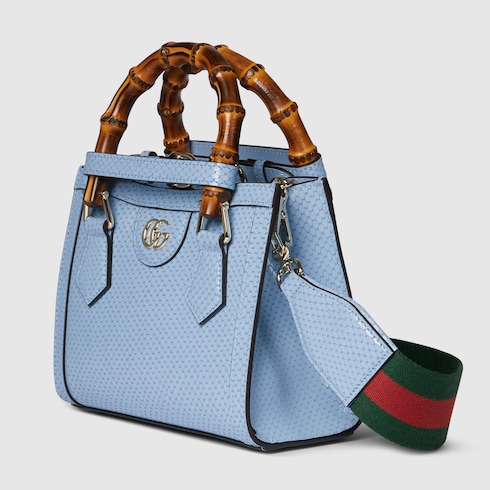 Mini borsa shopping Gucci Diana in pitone