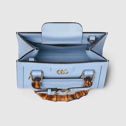 Mini borsa shopping Gucci Diana in pitone