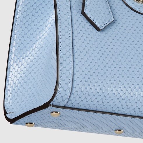 Mini borsa shopping Gucci Diana in pitone