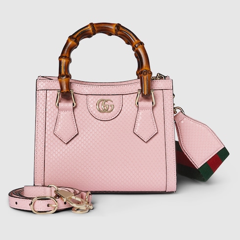 Gucci Diana mini python tote bag Detail 6