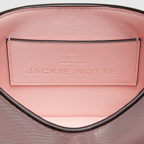 Мини-сумка из кожи питона Gucci Jackie Notte