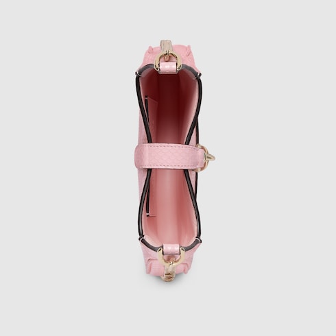 Gucci Jackie Notte系列蟒蛇皮迷你手袋