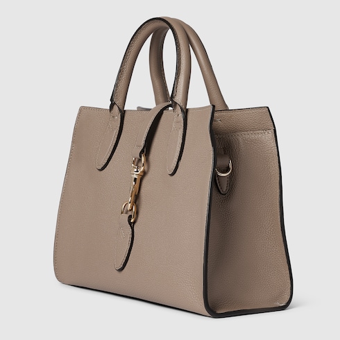 Medium tote bag with hook closure