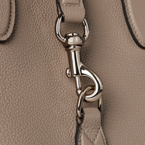 Medium tote bag with hook closure