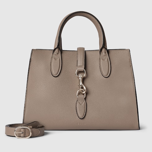 Medium tote bag with hook closure