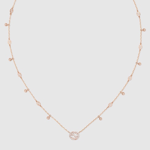 Gucci Interlocking diamond necklace Detail 2