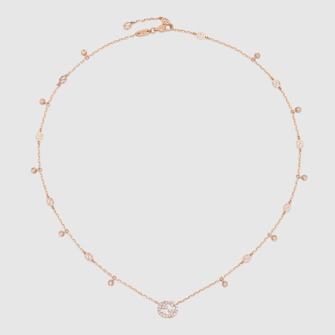 Gucci Interlocking diamond necklace Detail 2