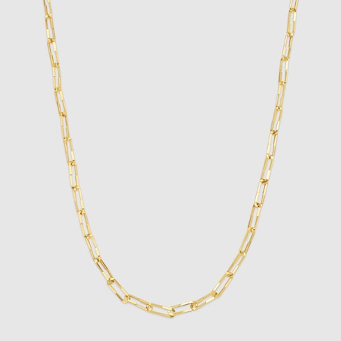 〔Gucci Link to Love〕チェーンネックレス 18k ゴールド  