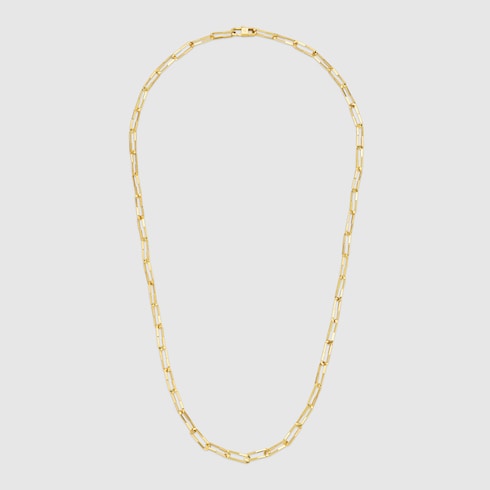 〔Gucci Link to Love〕チェーンネックレス 18k ゴールド  