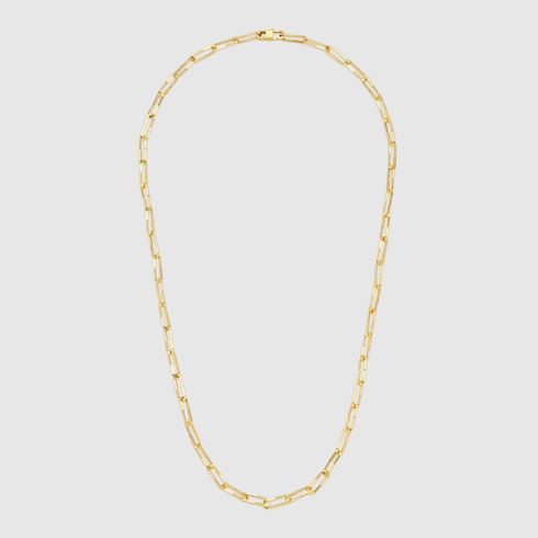 〔Gucci Link to Love〕チェーンネックレス 18k ゴールド  