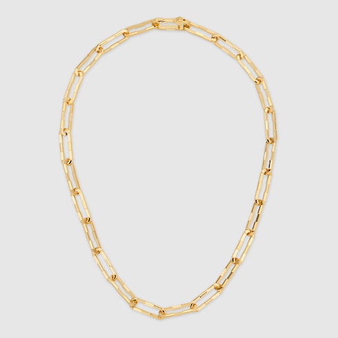 Gucci Link to Love wide chain necklace Detail 2